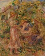 Pierre-Auguste Renoir, Three Figures in Landscape